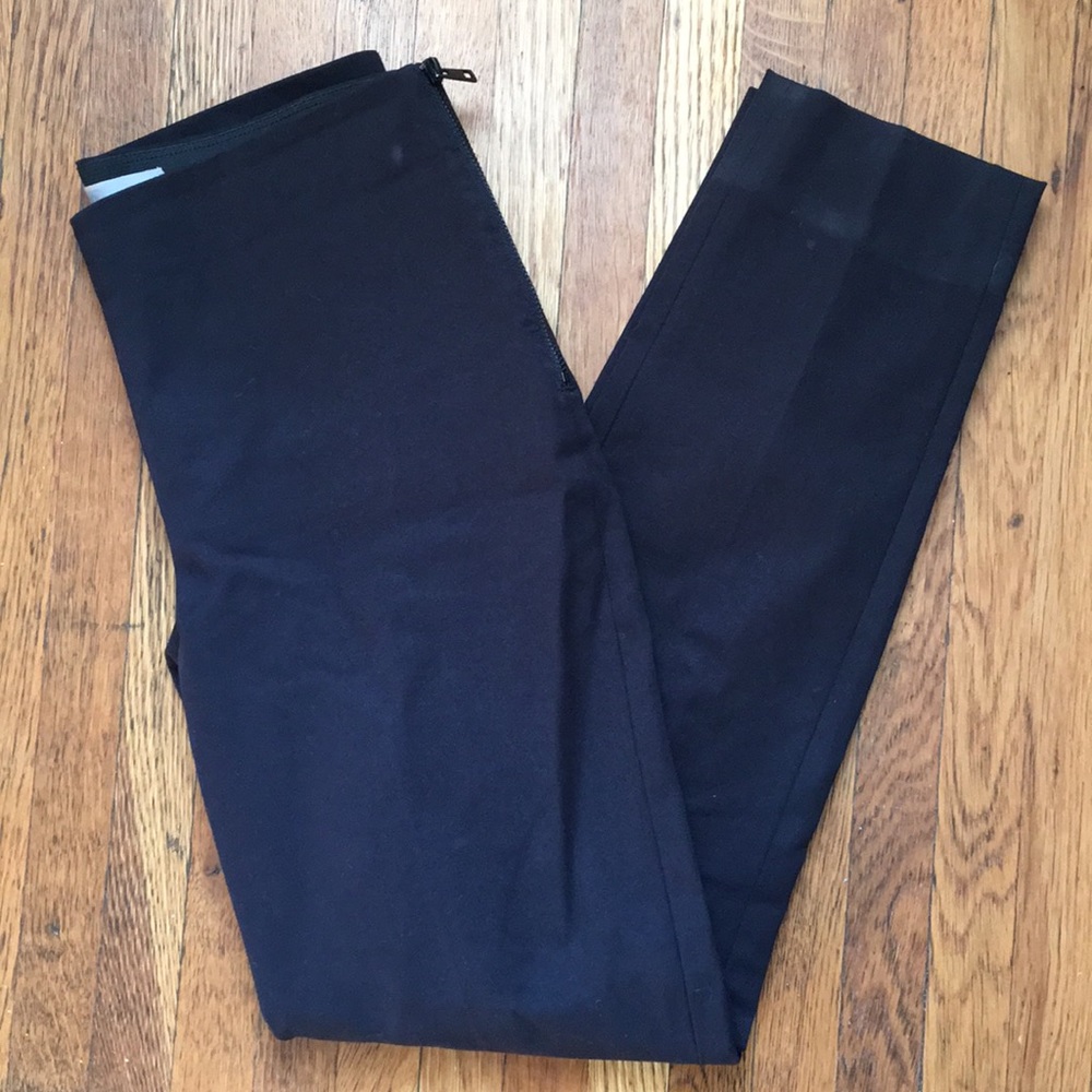 Everlane Curvy Side Zip Work Pant Black 2 Ankle